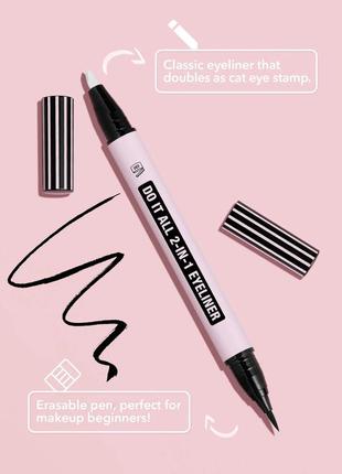 Підводка для очей лайнер sheglam do it all 2-in-1 eyeliner2 фото