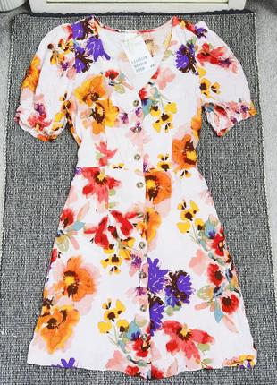 Новое нежное цветочное платье h&m