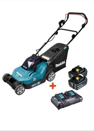 Makita dlm382cm2 акумуляторна газонокосарка + 2 ак, зу