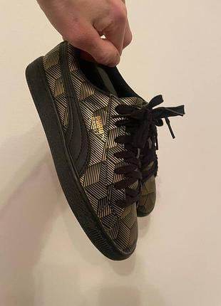 Кросівки жіночі пума puma basket гірчичний