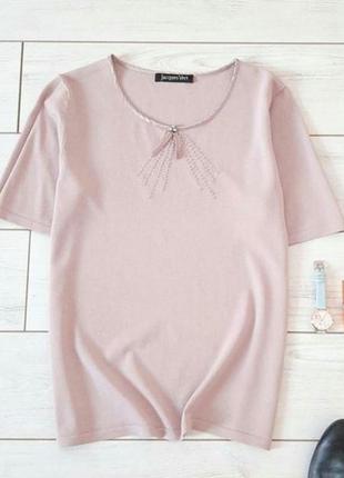 Дизайнерская кофта американка в пыльно-розовом