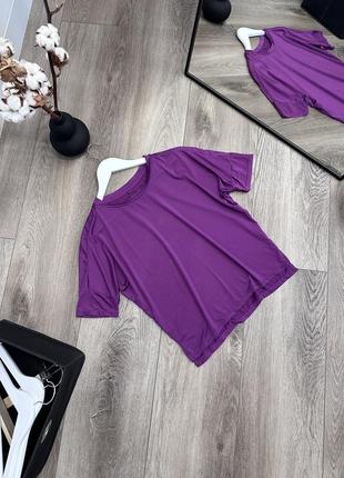 Жіноча футболка спортивна workout от primark для бігу спорту зала фітнесу фіолетова