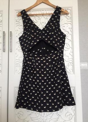 Платье платье лебеди topshop