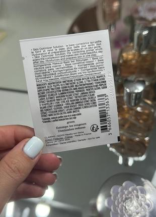 Clarins sos primer - зеленый праймер для коррекции микроподжигов (высыпания) и...