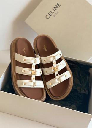 Шлепанцы celine