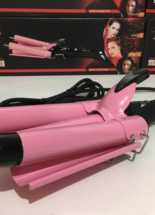 Плойка для гофрированных укладок gemei gm-1956