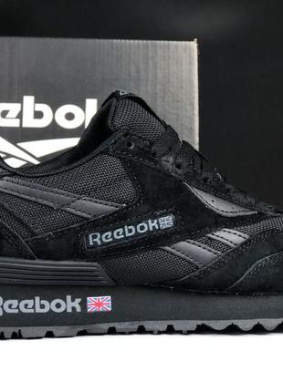 Мужские кроссовки reebok Mujer lx2200 демисезонные, замшевые/текстиль