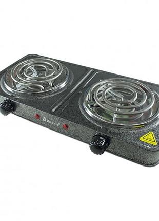 Електроплита двоконфоркова спіраль domotec ms-5802/3027 (6 шт./ясть)