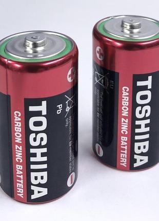 Батарейки toshiba r20 коробка 1х2 шт (200 шт./яск.)