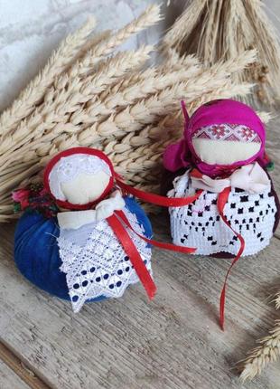 Мотанка оберег ручная работа, берегиня рода, кукла мотанка, 12 -13 см.