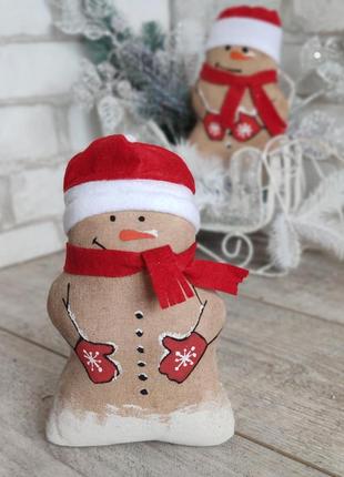 Авторский снеговичок, кофе,какао,корица, снеговик 19 см., 115/90 (цена за 1 снеговика...