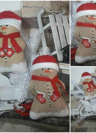 Авторский снеговичок, кофе,какао,корица, снеговик 19 см., 115/90 (цена за 1 снеговика...