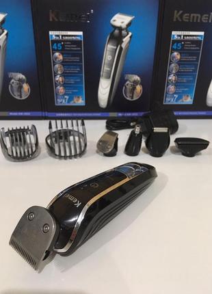 Машинка для стрижки волос 5 в1 kemei km-1832 (40 шт)
