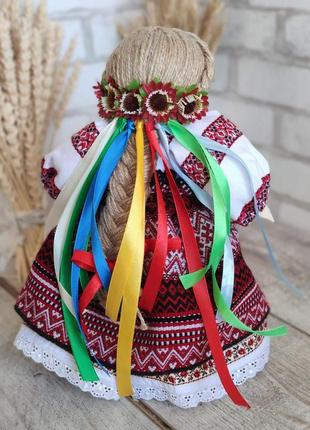 Мотанка "княжна" ручная работа, кукла мотанка, кукла семейный оберег 30 см.