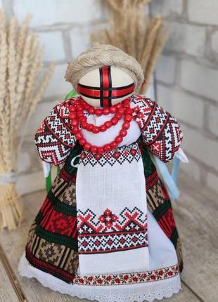 Мотанка "княжна" ручная работа, кукла мотанка, кукла семейный оберег 30 см.