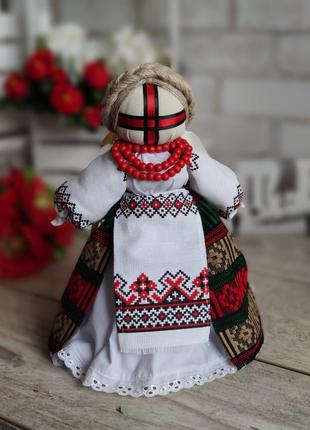 Мотанка "княжна" ручная работа, кукла мотанка, кукла семейный оберег 30 см.