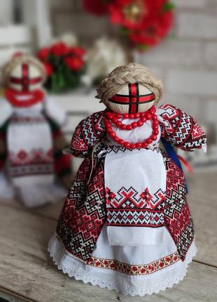 Мотанка "княжна" ручная работа, кукла мотанка, кукла семейный оберег 30 см.