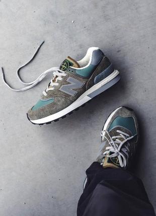 Кросівки stone island x new balance 5751 фото