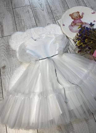 Праздничное пышное платье выпускное2 фото