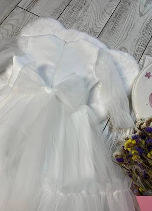 Праздничное пышное платье выпускное3 фото
