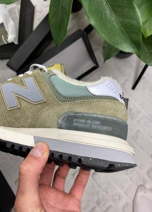 Кросівки stone island x new balance 5753 фото