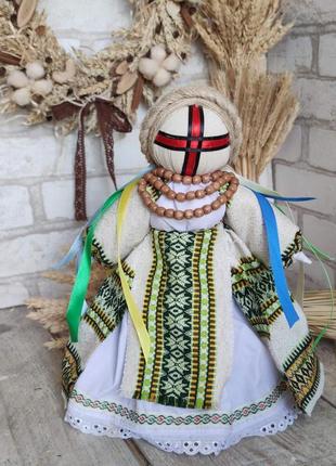 Мотанка "княжна" ручная работа, кукла мотанка, семейный оберег 30 см.