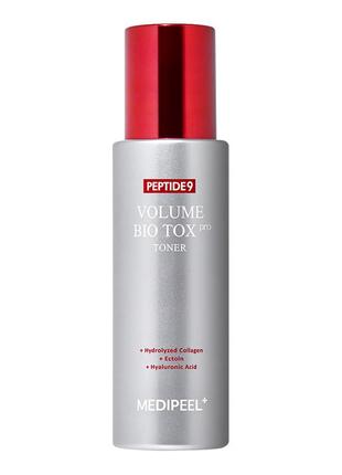 Омолаживающий тонер с пептидным комплексом medi-peel peptide 9 volume bio tox toner pro 250 мл