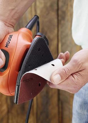 Сток! шлифовальная машина black + decker mouse 8