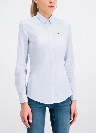 Tommy hilfiger стильна сорочка рубашка смужка полоска бренд tommy hilfiger, р.м