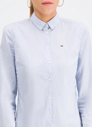 Tommy hilfiger стильна сорочка рубашка смужка полоска бренд tommy hilfiger, р.м