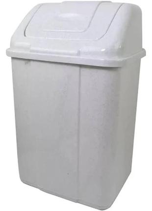 Ведро для мусора алеана с вращающейся крышкой 18л