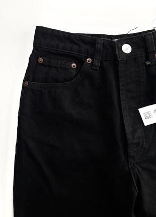 Новые укороченные джинсы джинси прямого кроя прямые на высокой посадке zara8 фото