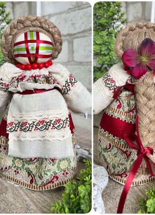 Мотанка "традиція" , родинний оберіг, українська лялька ручна робота, 27 см.