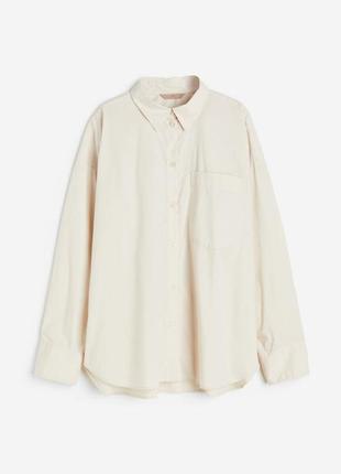 Хлопковая рубашка с принтом на спине h&m