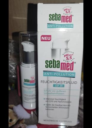Sebamed anti-pollution hydrating fluid spf20 увлажняющий защитный флюид