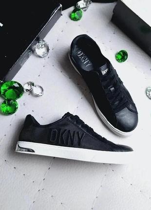 Dkny оригінал чорні напівпрозорі кеди