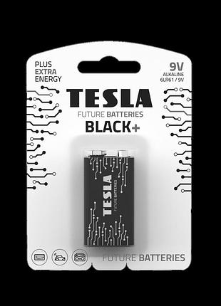 Tesla batteries 9v black+/ 6736 (6lr61 / blister foil 1 шт)