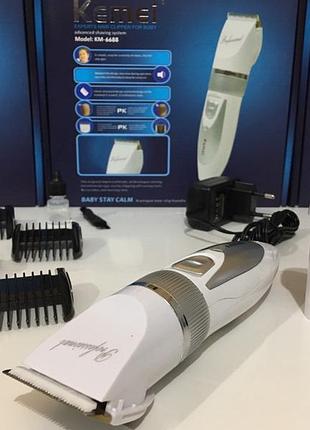 Машинка для стрижки волос kemei km-6688 (40 шт)