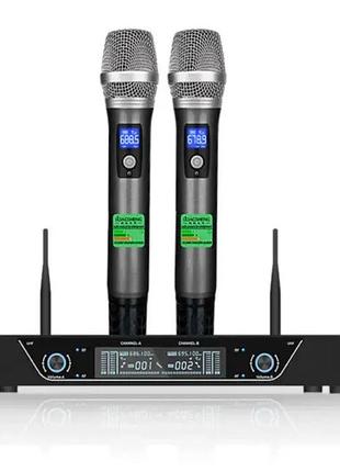 Радиосистема с двумя ручными микрофонами temeisheng ld-952