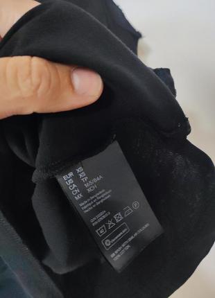 Майка футболка без рукавов спортивная мужская черная прямая h&amp;m man, размер xs - s6 фото