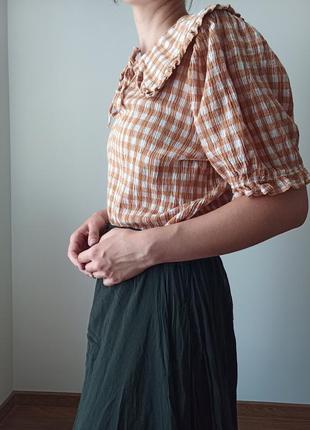 Красивая блуза с интересным цветом, размер s-m