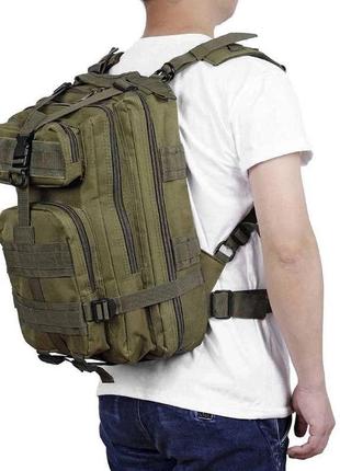 Тактический военный рюкзак для выживания 38 л зеленый trizand 8920