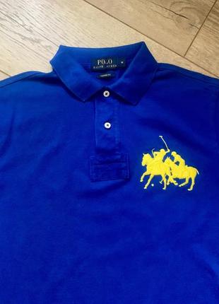 Футболка поло винтаж ralph lauren vintage 90ʼs double pony big logo.l2 фото