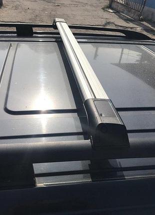 Перемычки на рейлинги без ключа flybar (2 шт) черный для mercedes vito/v-class w447 2014-2024 гг