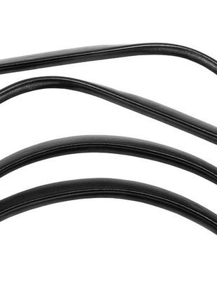 Накладки на арки (4 шт, чорні, abs-пластик) для daewoo nexia