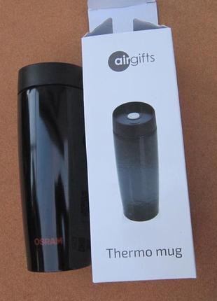 Термокружка air-gifts черная 320мл термос горы походы трекинг карпаты