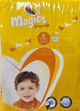 Подгузники magics easysoft 5 (11-16кг) 42 шт (8595611621079)