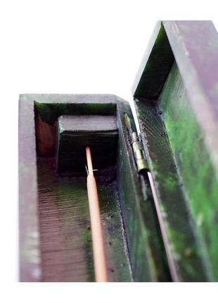 Підставка під аромапалички скатулка кам'яна, підставка пенал для пахощів