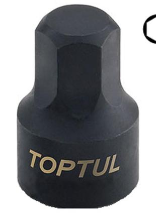 Головка-бита 1/4" hex toptul 4 мм (цільна) bcdb0804
