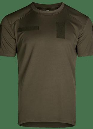 Camotec футболка cm chiton army id olive, військова літня футболка, армійська футболка олива тактична